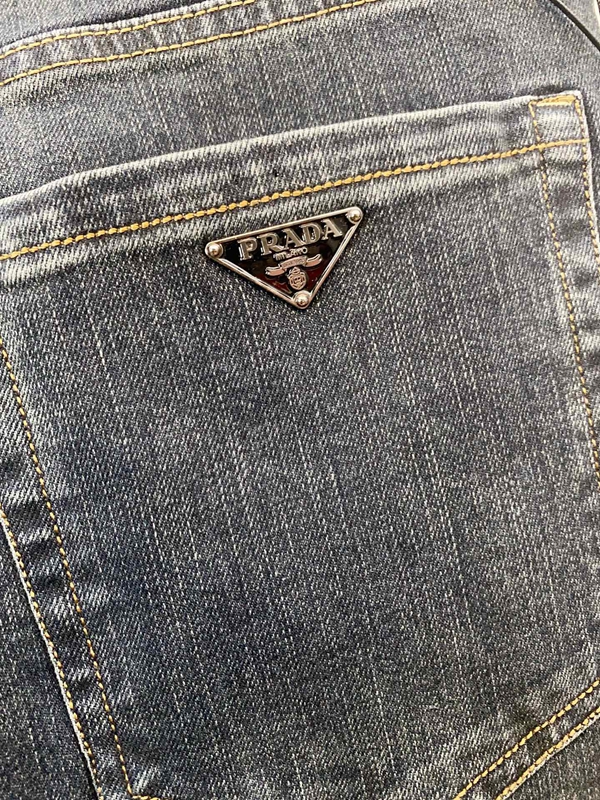 ブランドジーンズ素材ディテール